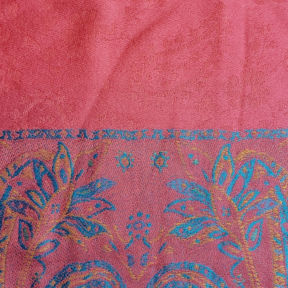 Multicolored Cashmere Pashmina/Wrap